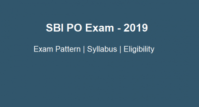 SBI PO EXAM 2019: Exam Dates, Syllabus, Pattern, Result